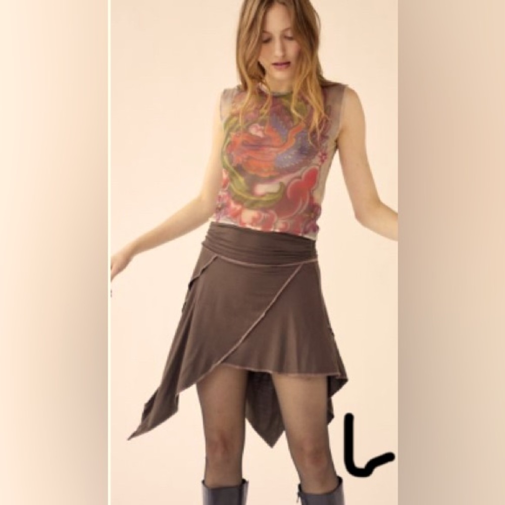 Layered mini skirt from Urban Outfitters.